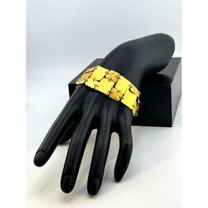Marcia Moran 18K Gold Plated Double Coin Bracelet
